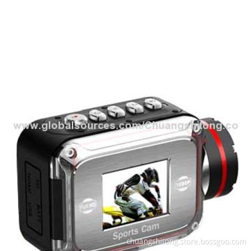 Sports camera, 1,080P HD, high capacity remove battery underwater 20m from manufacturer